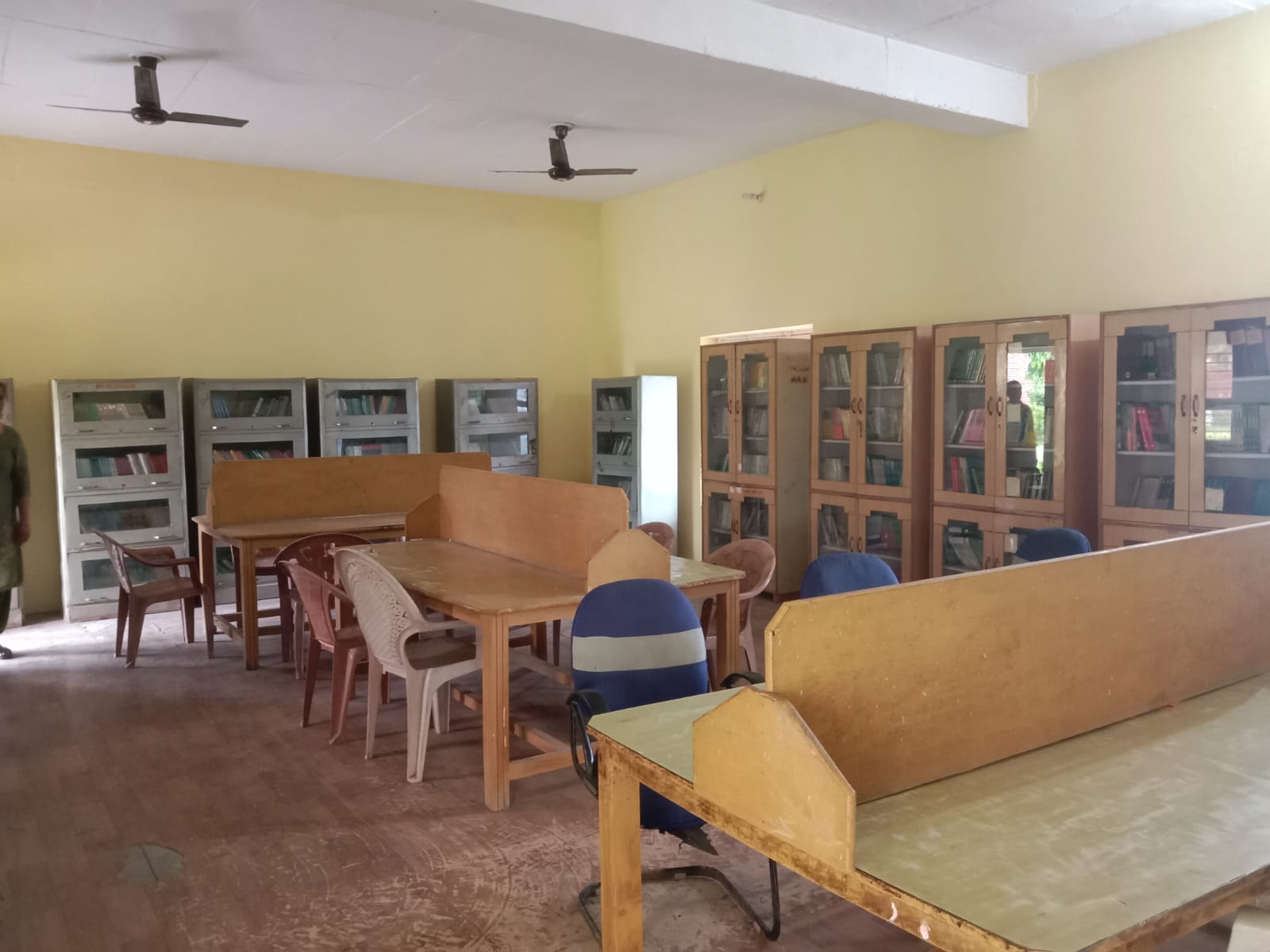 College library and reading area